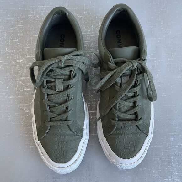 Converse One Star Canvas Ox Olive Green Shoes Size Men 6 Women's 8 - Picture 3 of 14